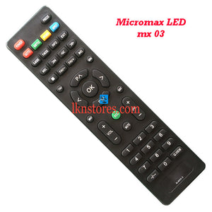 Micromax MX03 LED replacement remote control - LKNSTORES