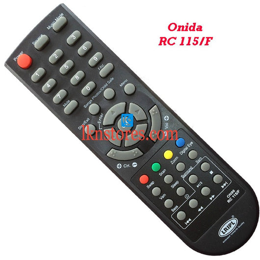 Onida RC 115F replacement remote control - LKNSTORES
